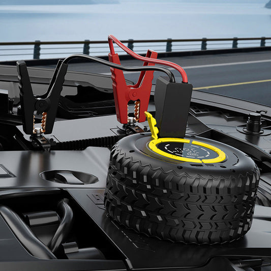 2-in-1 autonkäynnistysapu ja rengaspumppu