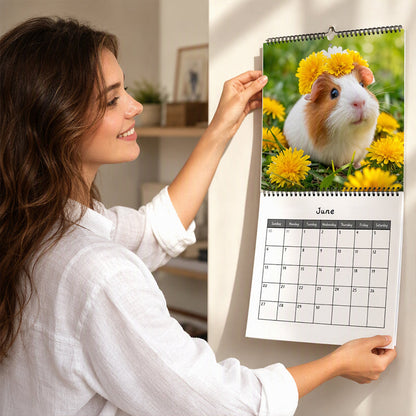 🐹 2027 marsukalenteri – suloisia kuvia ja iloista seinäkoristetta