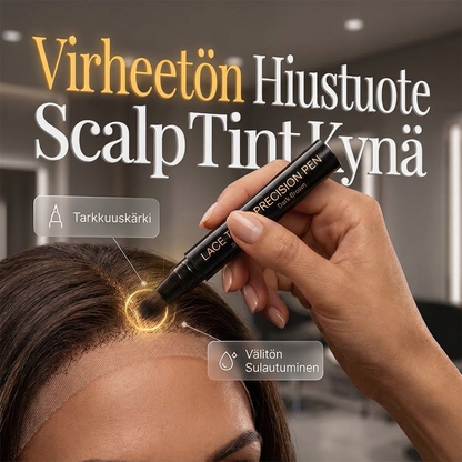 ✨50% ALENNUS NYT! Lace Tint Scalp Tint Pen – Hetkellinen pitsisolmujen sulautuskynä, hikoilua kestävä peruukin hiusrajan sävytys, luonnollisen päänahan ulkoasu pitsietuperuukkeihin