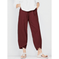 👖 -50% ALENNUS NYT! ✨ Vintage-tyyliset epäsymmetriset housut joustavalla vyötäröllä ja taskuilla – Ainutlaatuinen muotoilu, mukava istuvuus ja käytännöllinen tyyli 🌸