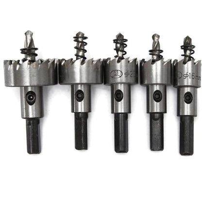 ⚙ Poranterien reikäsarja metallille (5 kpl) 🔩