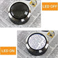LED-lukulasin suurennuslasi - Mukana kuljetuskotelo (musta)