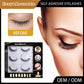 Self-adhesive Smooth False Eyelashes(3 pairs)