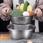 🥔Monitoiminen Ruostumattomasta Teräksestä Valmistettu Pesuallas 🥦