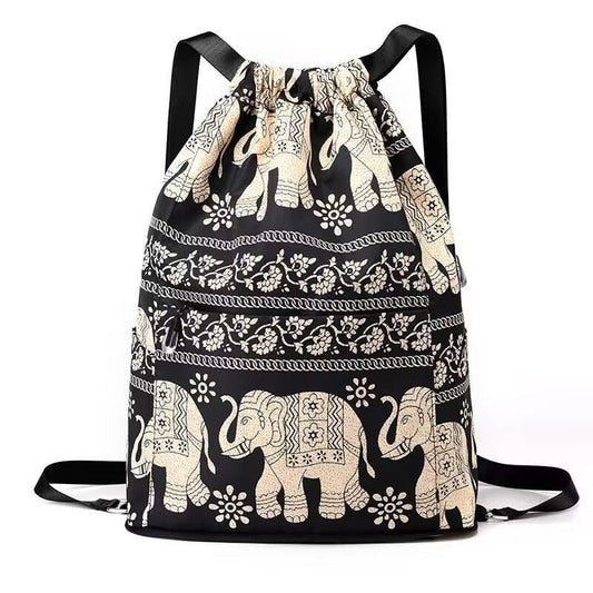 💥Hot Sale 💥-Kiristysnauha kokoontaitettava suuri kapasiteetti kuiva-kostea erottaminen Travel Sports Backpack